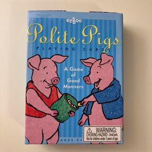 Polite Pigs Manners Card Game